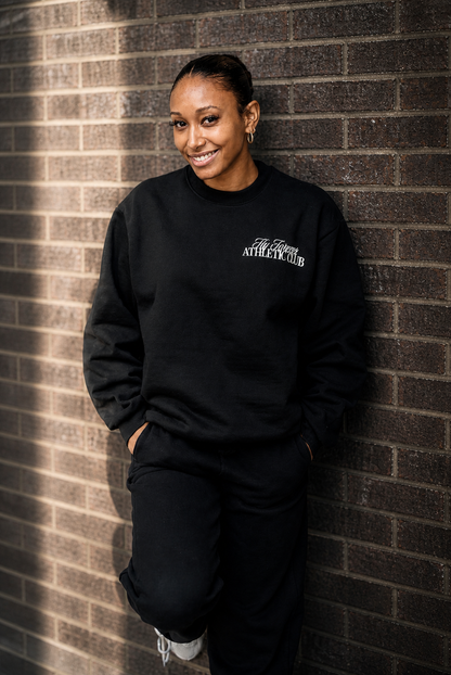 LUXURY IN MOTION CREWNECK BLACK