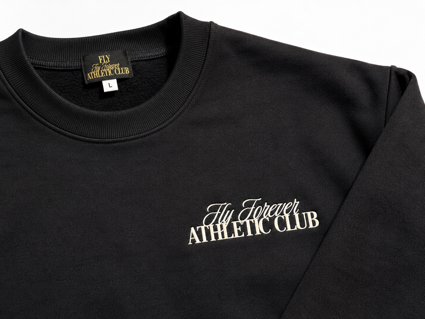 LUXURY IN MOTION CREWNECK BLACK