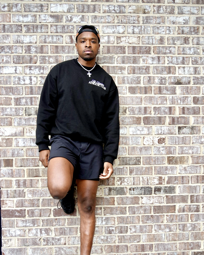 LUXURY IN MOTION CREWNECK BLACK
